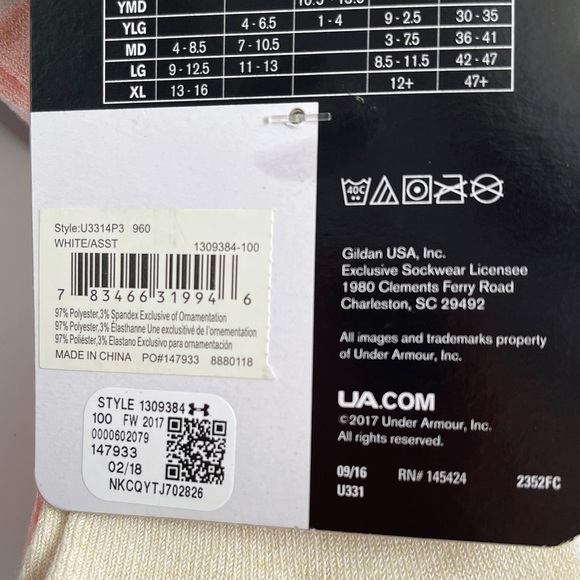 NWT UNDER ARMOUR 3 Pairs UA Essential Comfort Training No Show Socks 7-10.5 - Picture 4 of 9